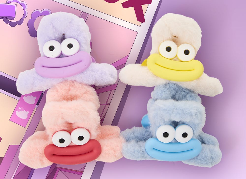 Kawaii Monster Hair Clip from the YumeTwins August Harajuku Rainbow Dreams box