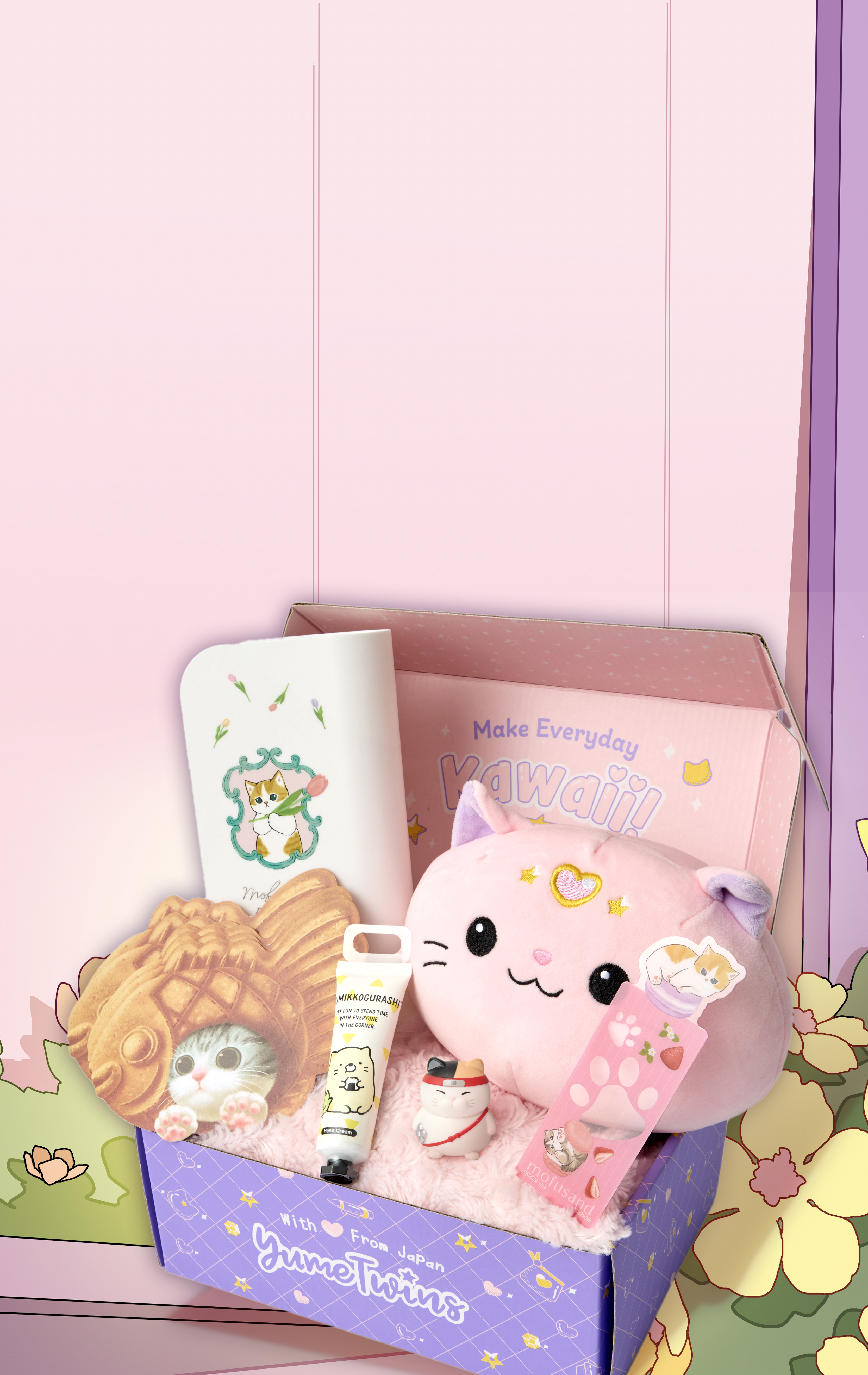 Sign up by September 15th for your Cozy Neko Nook box straight from Japan, featuring exclusive Mofusand goodies!