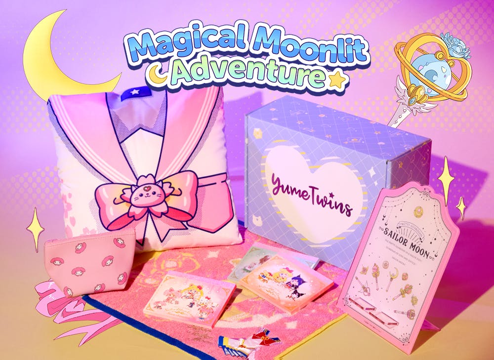 YumeTwins November box is Magical Moonlit Adventure, which features exclusive Sailor Moon + Sanrio goodies.