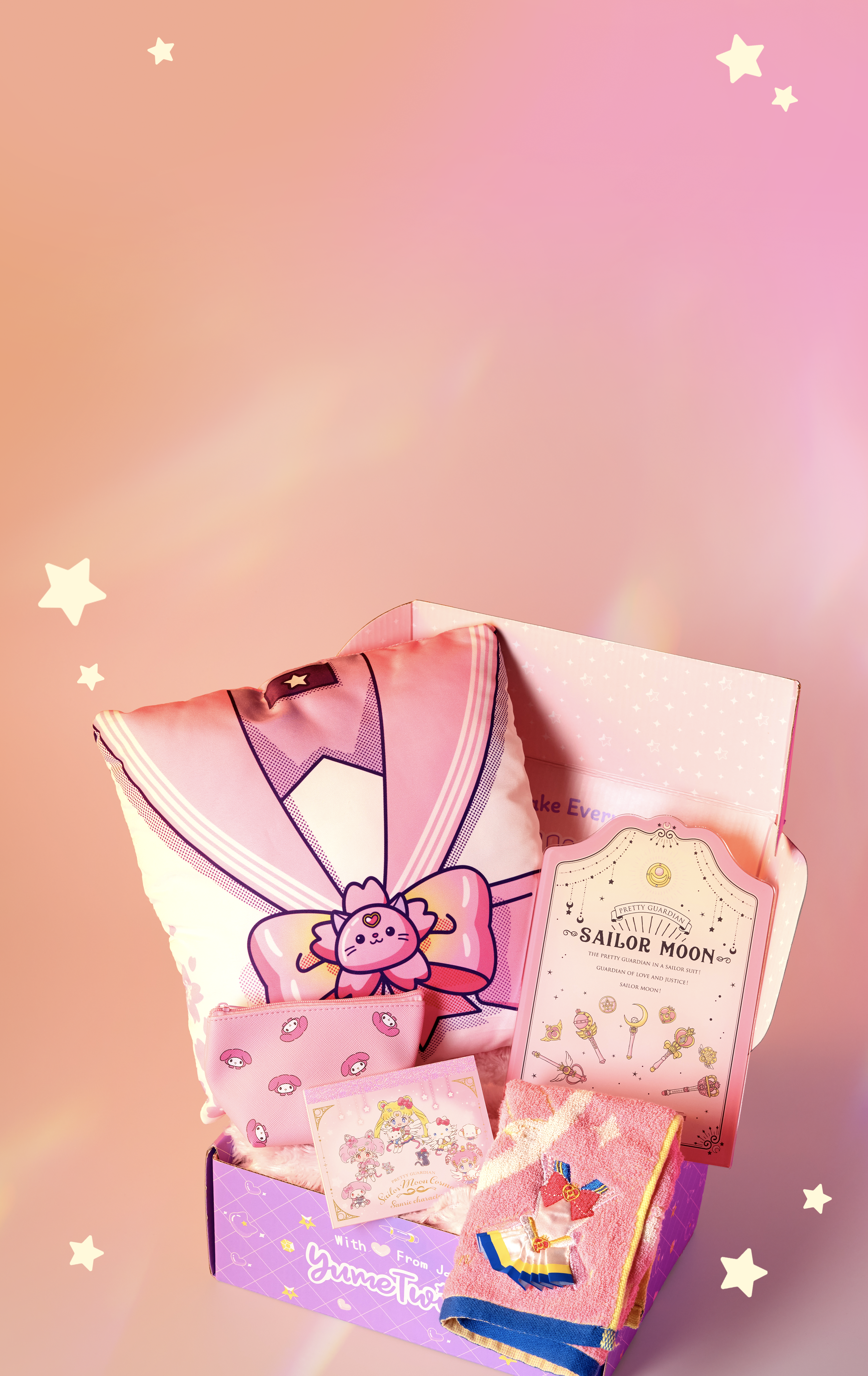 Sign up by November 15th for your Magical Moonlit Adventure box straight from Japan, featuring exclusive Sailor Moon + Sanrio goodies!


