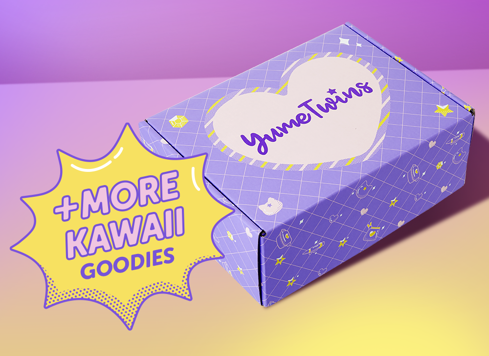 YumeTwins featuring a sign for more kawaii goodies 