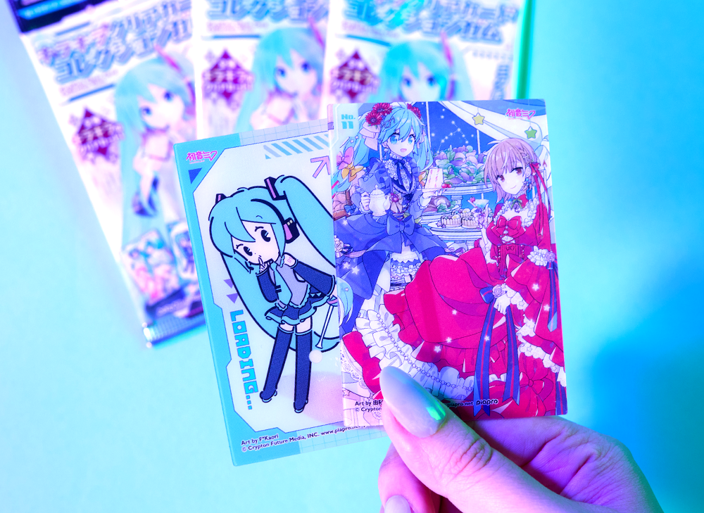 Sparkly Hatsune Miku Card Set