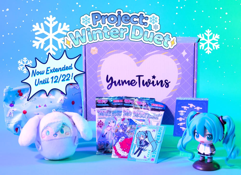  YumeTwins December box is Project: Winter Duet, which features exclusive Sanrio goodies.
