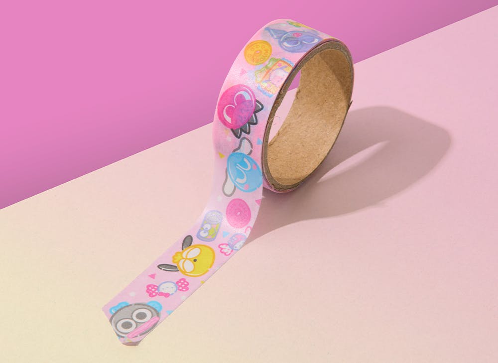 Sanrio x Puyo Puyo Washi Tape  from the YumeTwins January New Year, New Gyaru box
