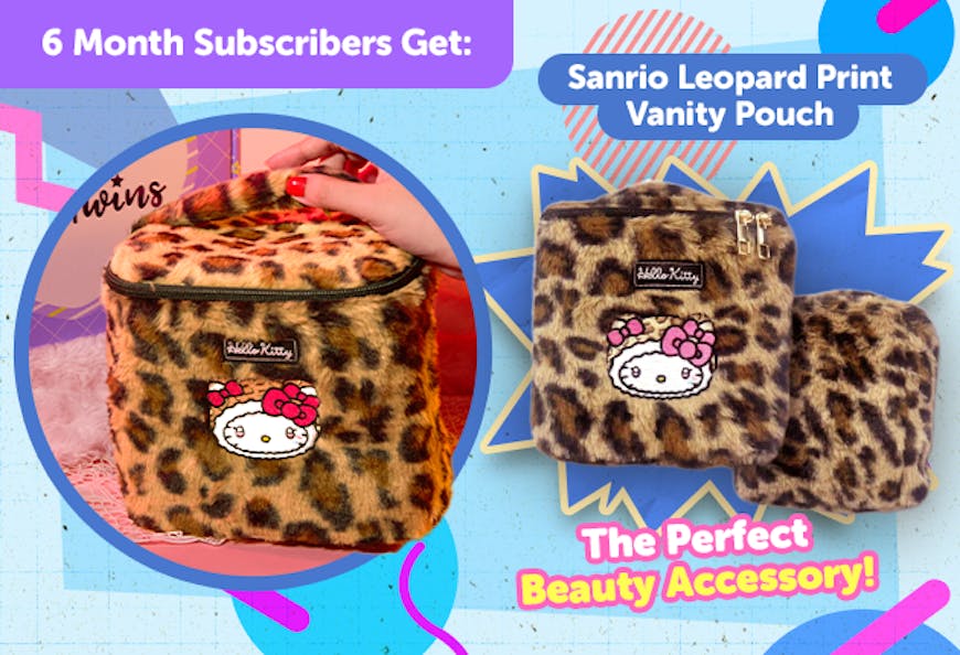 Subscribe to our 6-month plan for Japan-exclusive retro Sanrio goodies for a FREE Sanrio Vanity Pouch