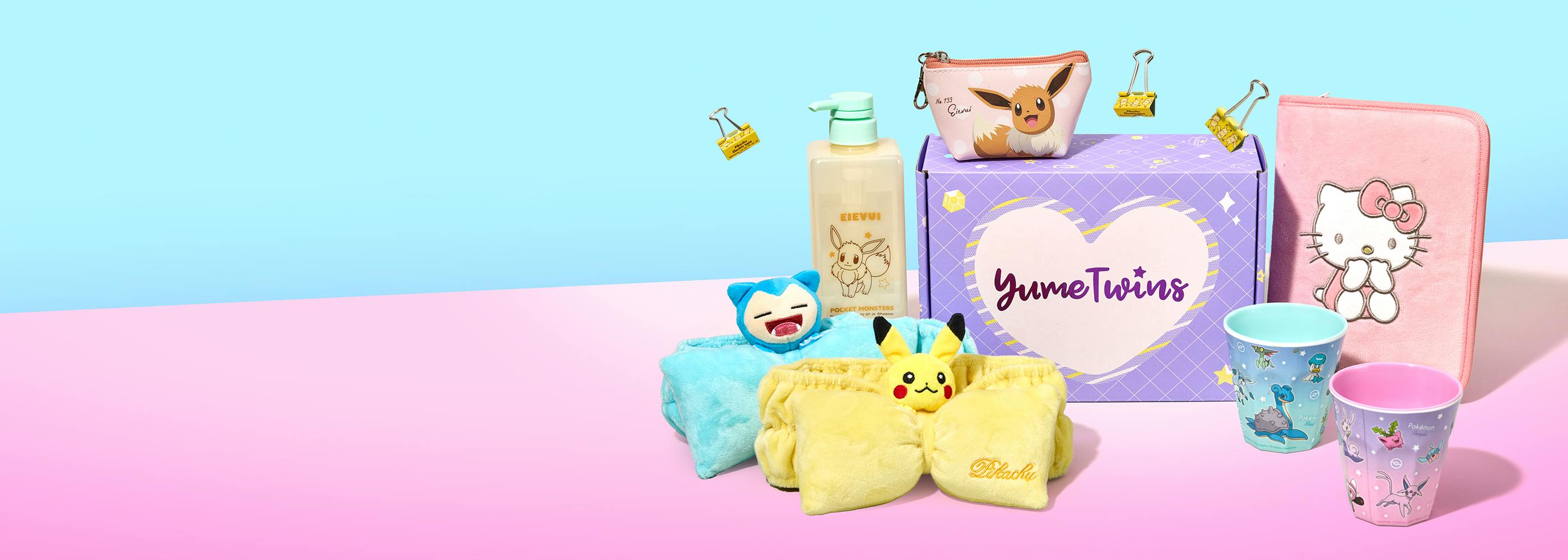 Sign up by April 15th for your PokéPals Cozy Essentials box straight from Japan, featuring exclusive Pokémon goodies!