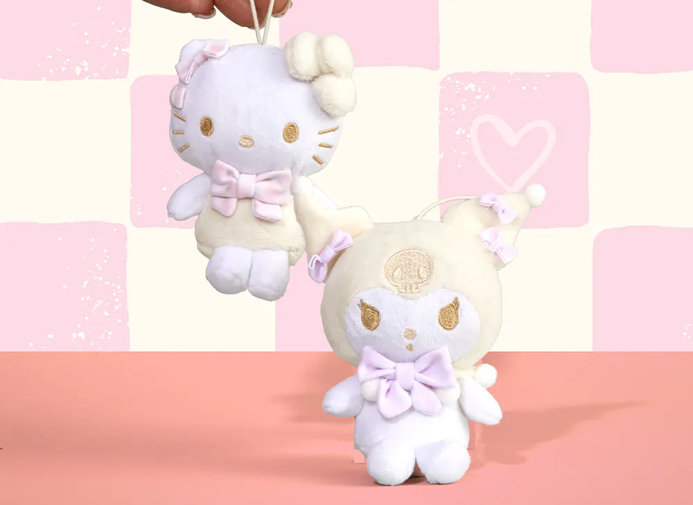 Sanrio Mini Plushie White Ver. from the YumeTwins May Kawaii Dessert Dreams box 