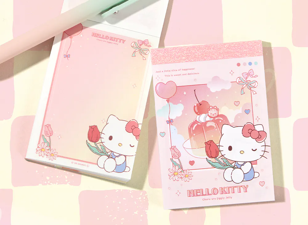 Sanrio Jiggly Jelly Memo Pad from the YumeTwins May Kawaii Dessert Dreams Essentials box