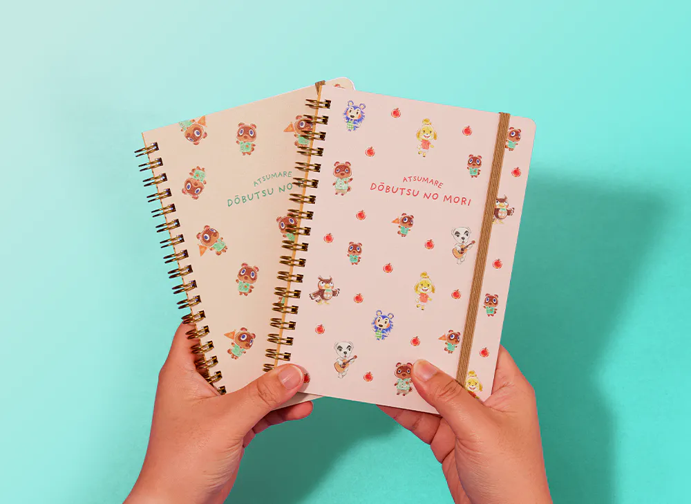 Animal Crossing Double Ring Notebook from the YumeTwins June Game Night Getaway Essentials box