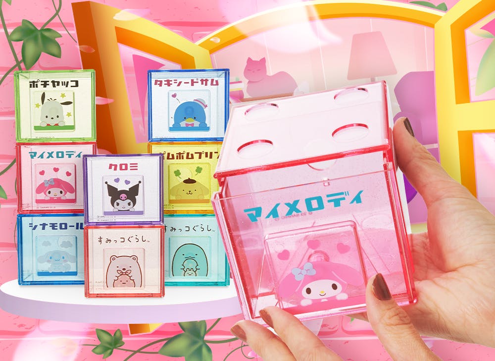 Sanrio stacking chest from the YumeTwins April Home Sweet Kawaii Home box 