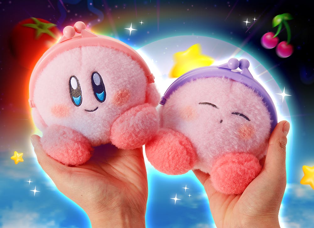 Kirby of the Stars Puffy Pouch from the YumeTwins March Pink Hero Dreamland box. 
