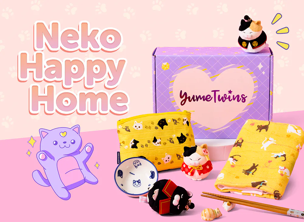 YumeTwins November box is Neko Happy Home, which features exclusive Cat-themed goodies.