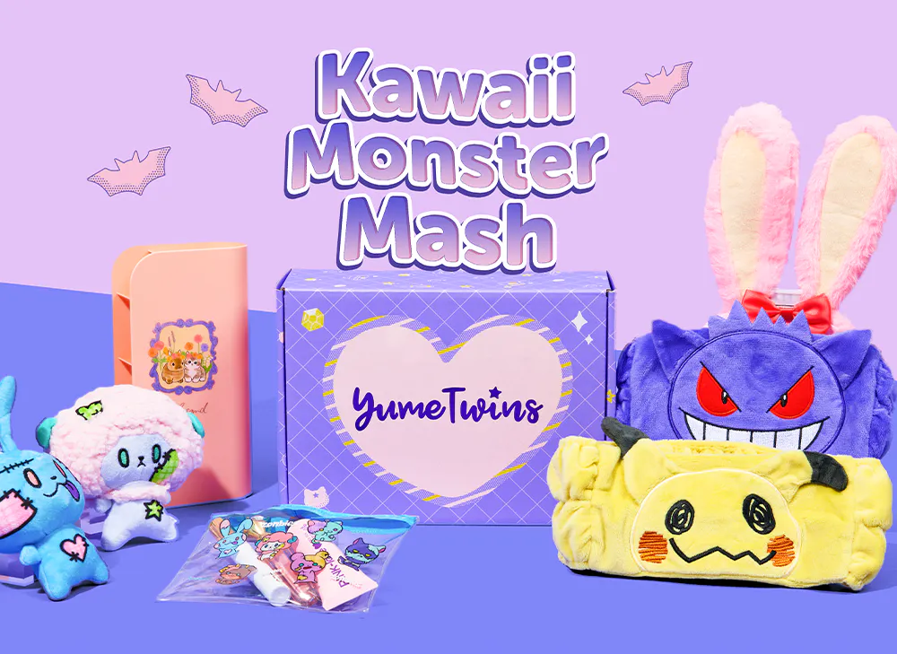 YumeTwins October box is Kawaii Monster Mash, which features exclusive Halloween goodies.
