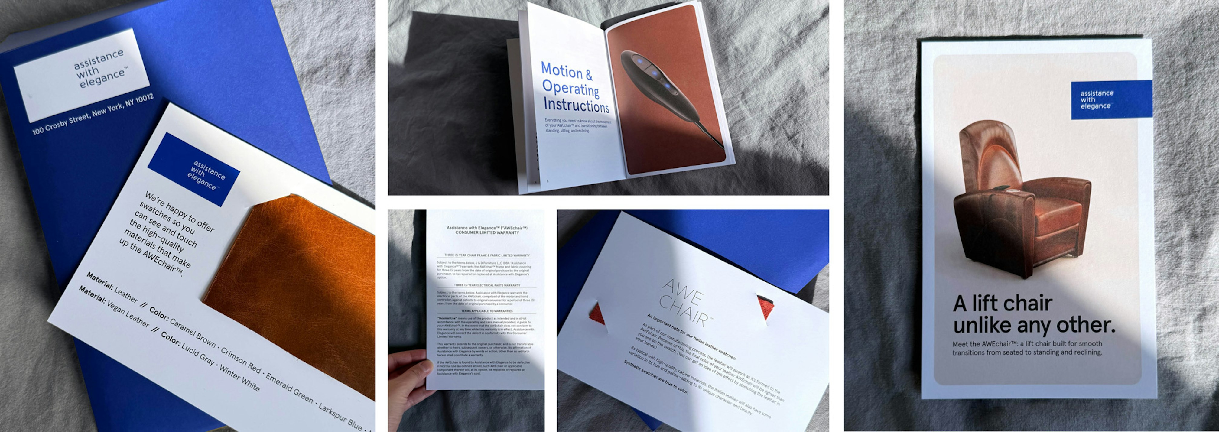 Swatch Card Warranty Post Card