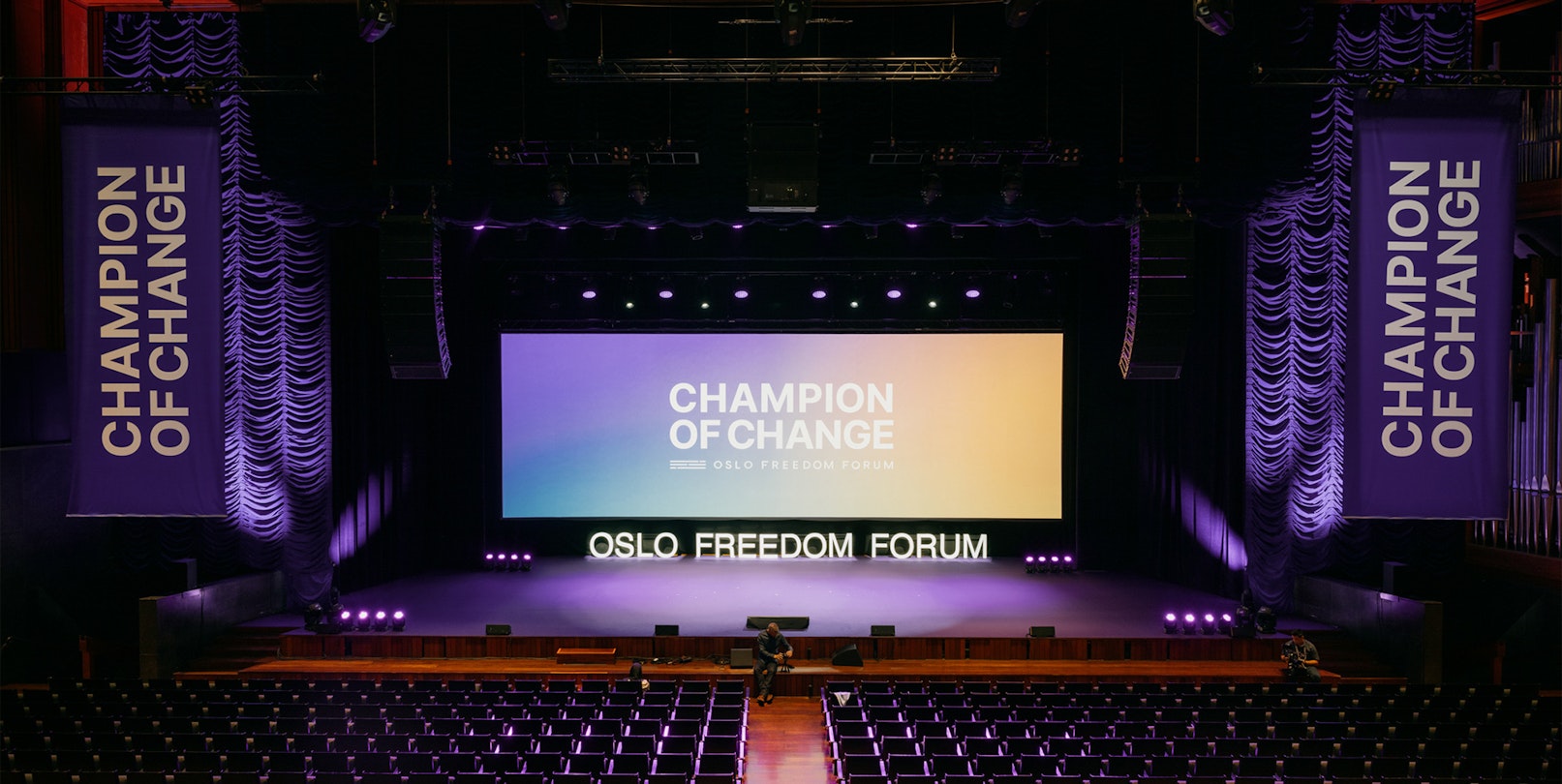 Champion of Change main stage.