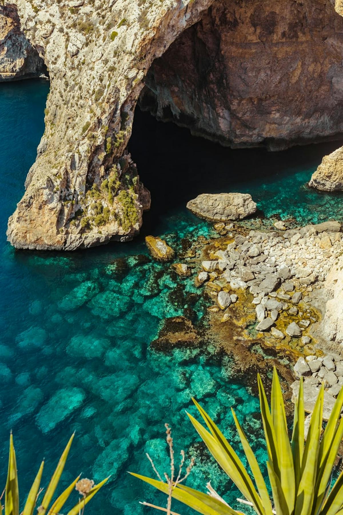 View on blue grotto