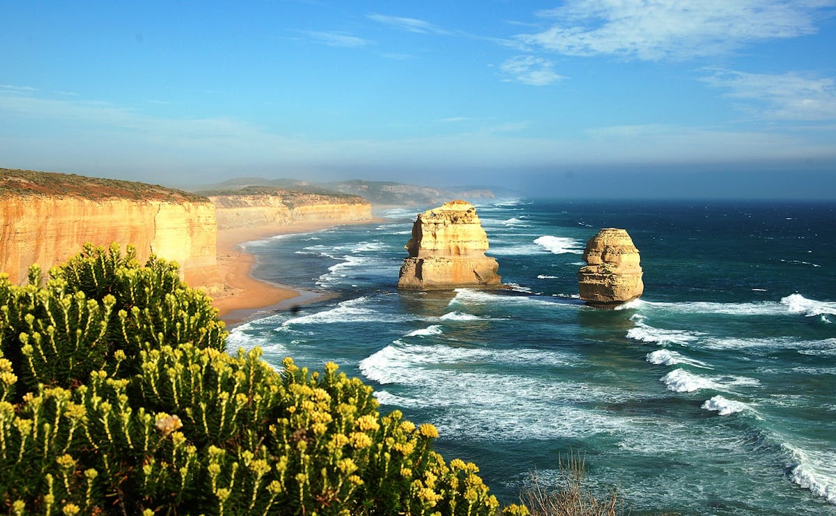 Twelves Apostles, those rocks sculpted by the sea on the Great Ocean Road.