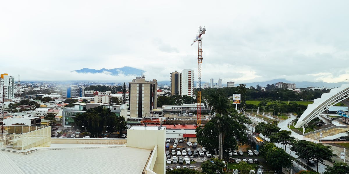 Aerial view of San José