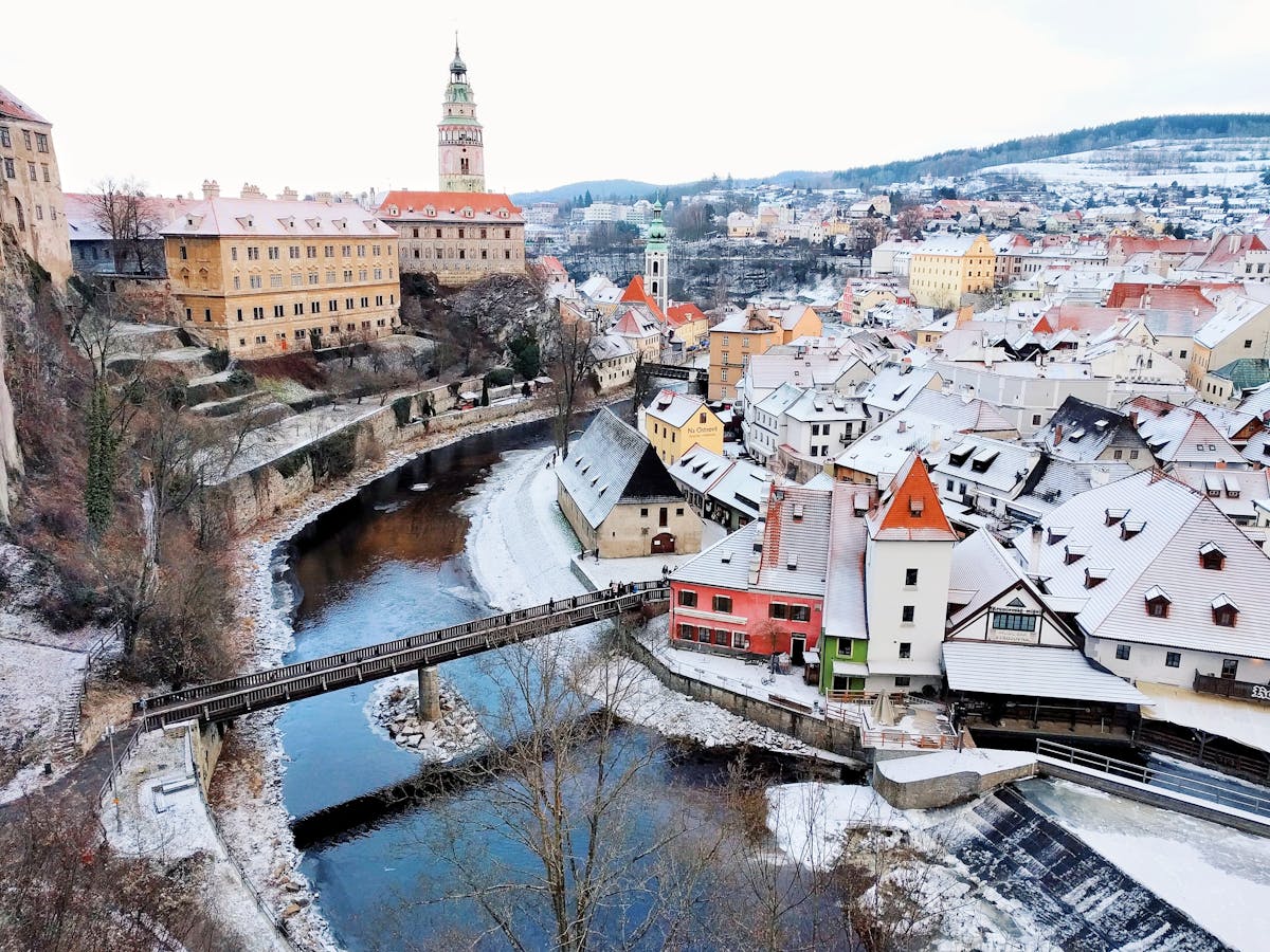 View of a Czech village