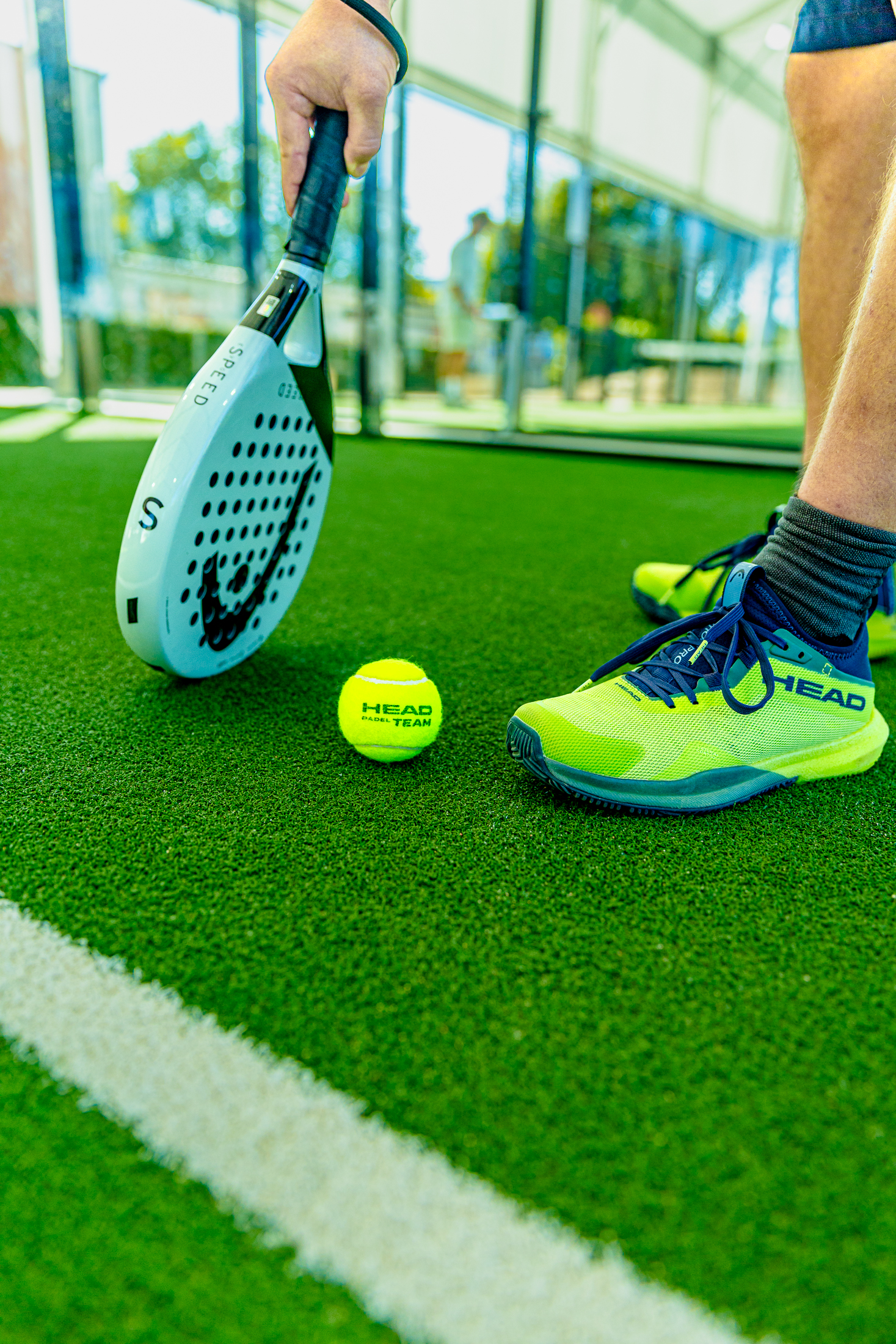 Terrain Yes Yes Padel raquette balle joueur