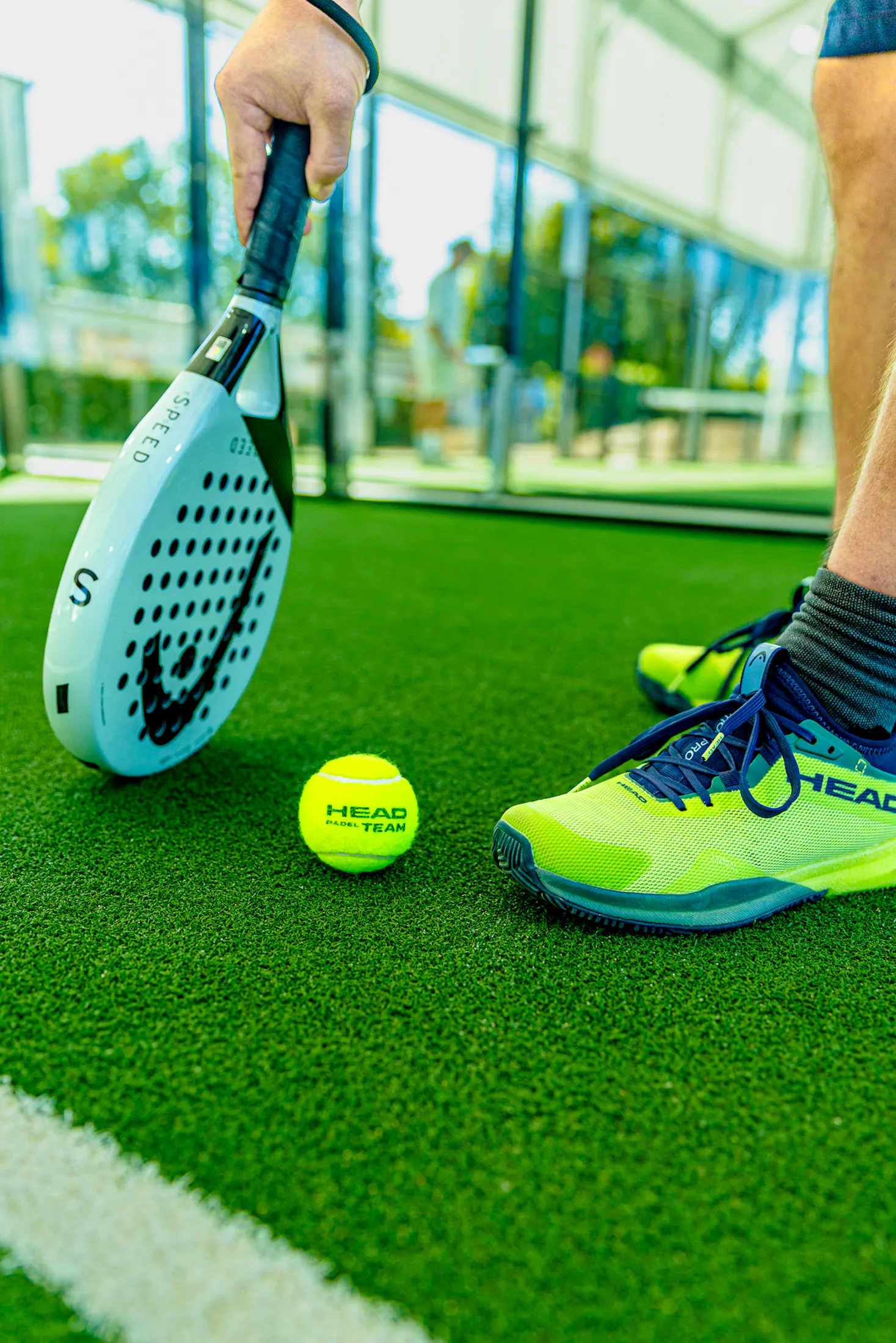 Terrain Yes Yes Padel raquette balle joueur