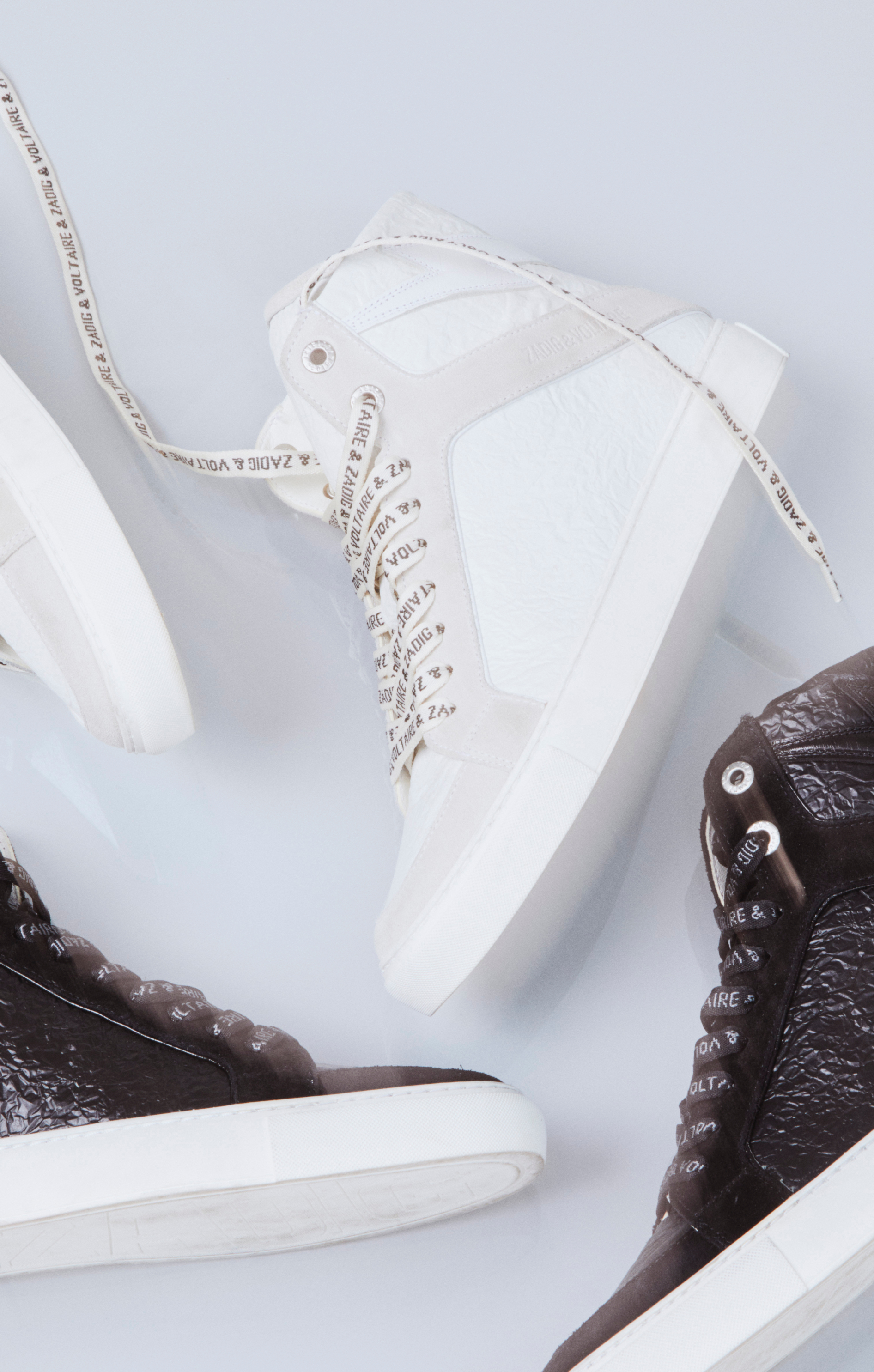 Zadig and voltaire hot sale high top sneakers