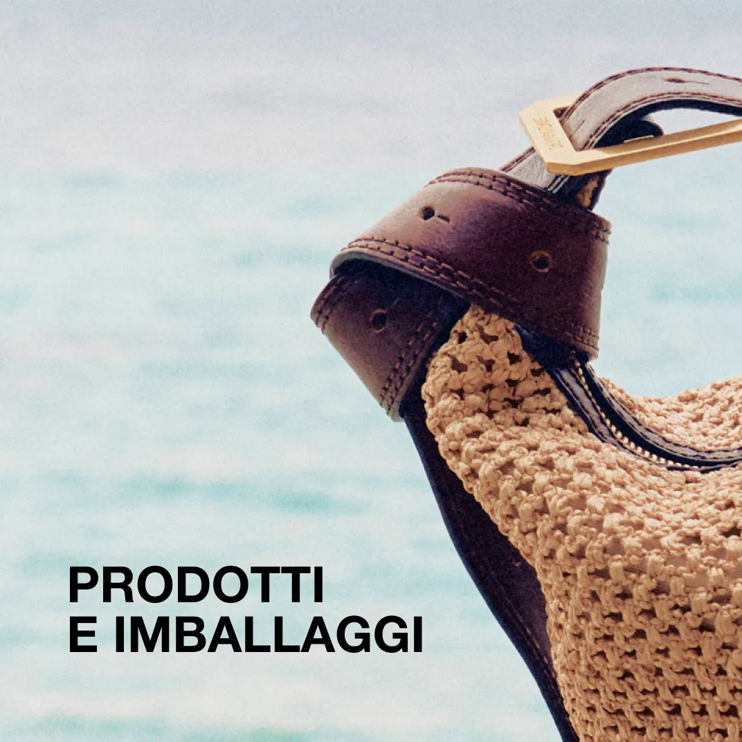 Obiettivi prodotti e imballaggi