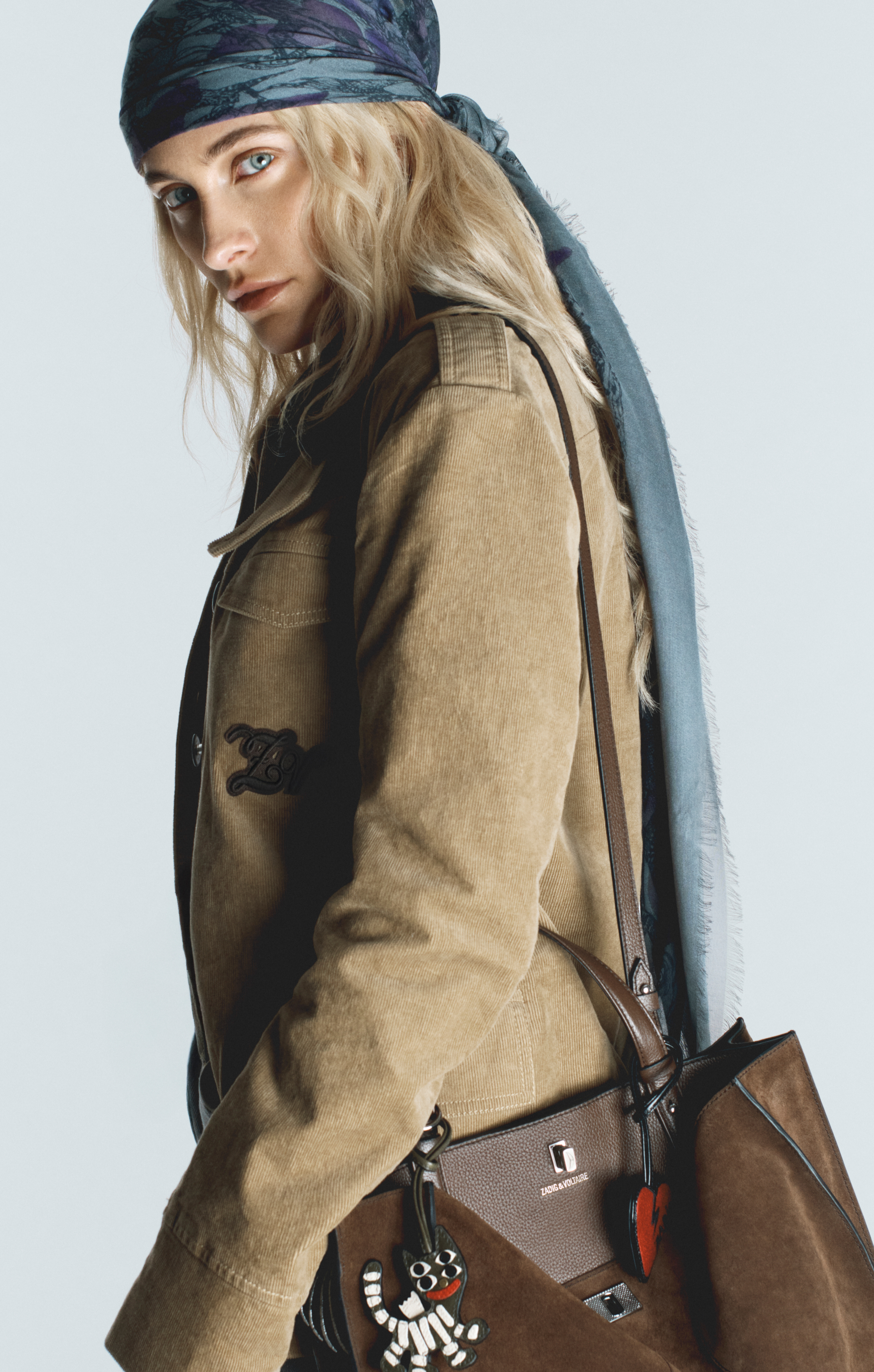 ZADIG&VOLTAIRE リバーシブルブルゾン レーヨン 花柄 イタリア製