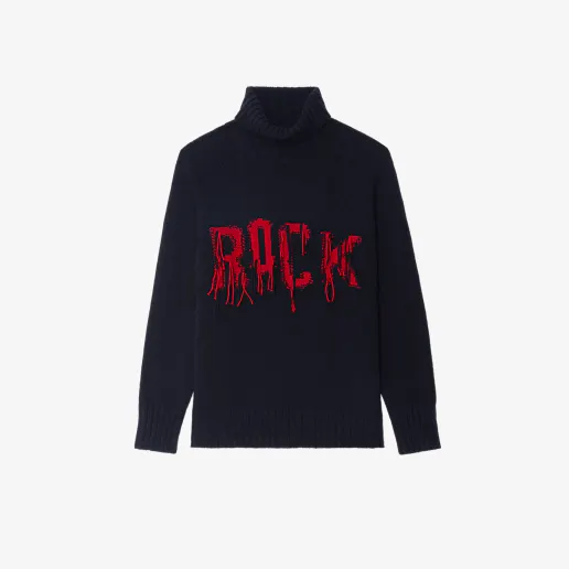 Pull Zadig & Voltaire Noir En Laine Mérinos - Taille M - Occasion Très Bon état (TBE)