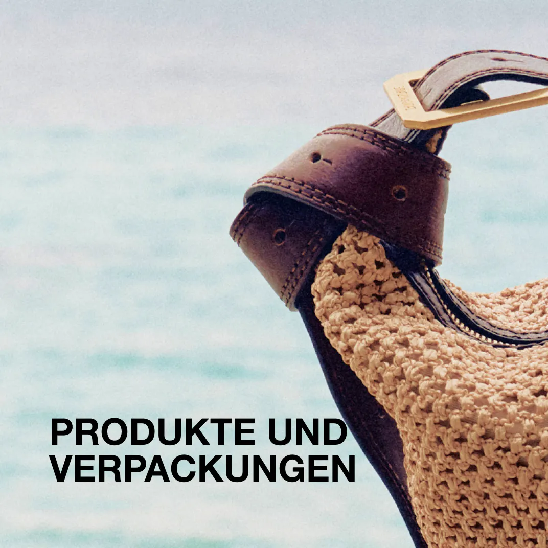 Ziele für Produkte und Verpackungen