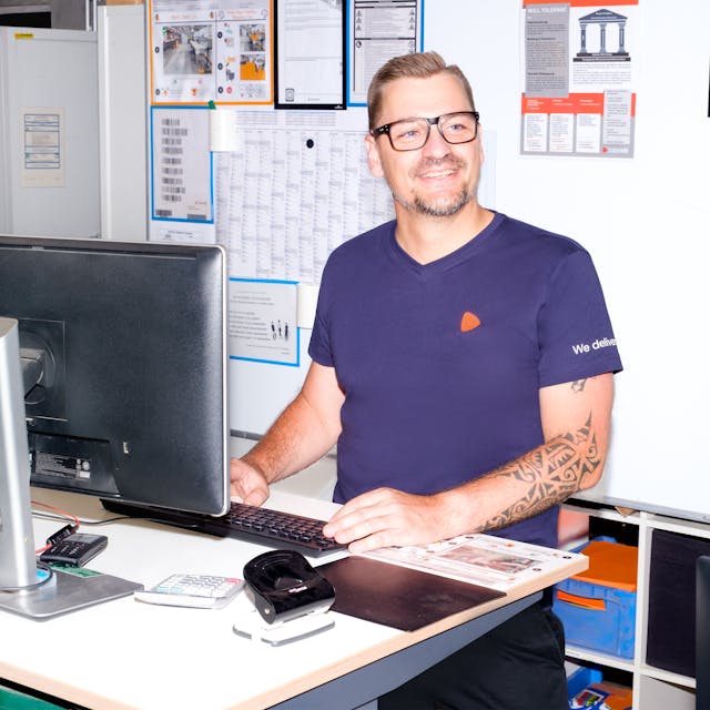 A department lead at Zalando Logistics