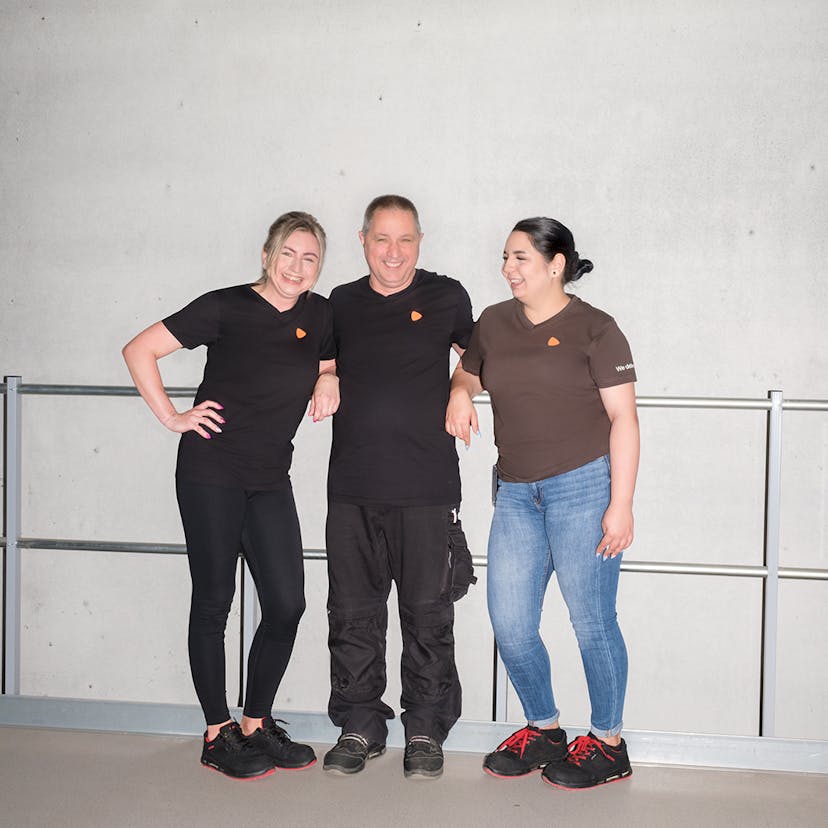 Erfurt team standing together