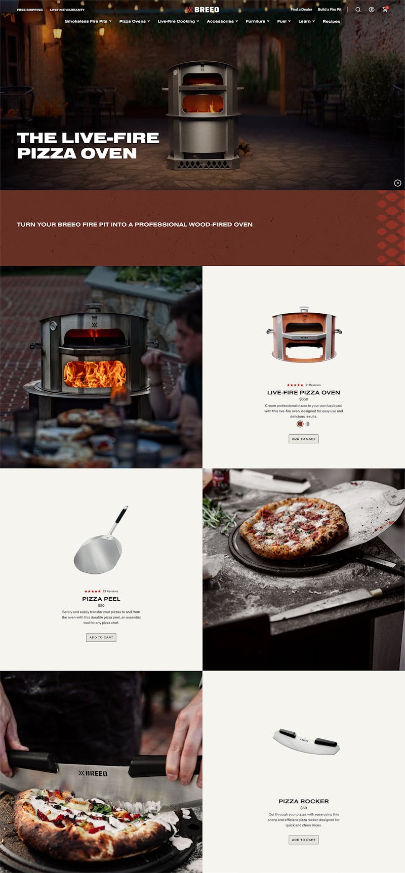 Breeo pizza ovens