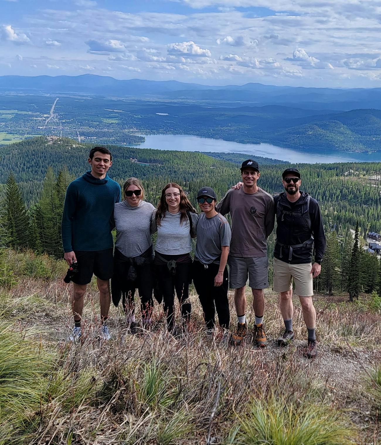 Work Hard Play Hard. ZR Team on a hike