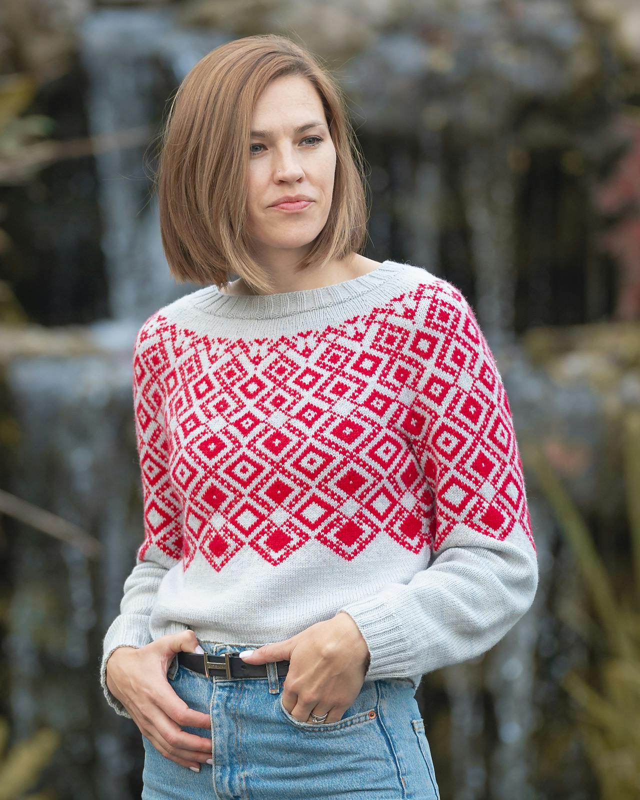 Diamond Groove Sweater 1