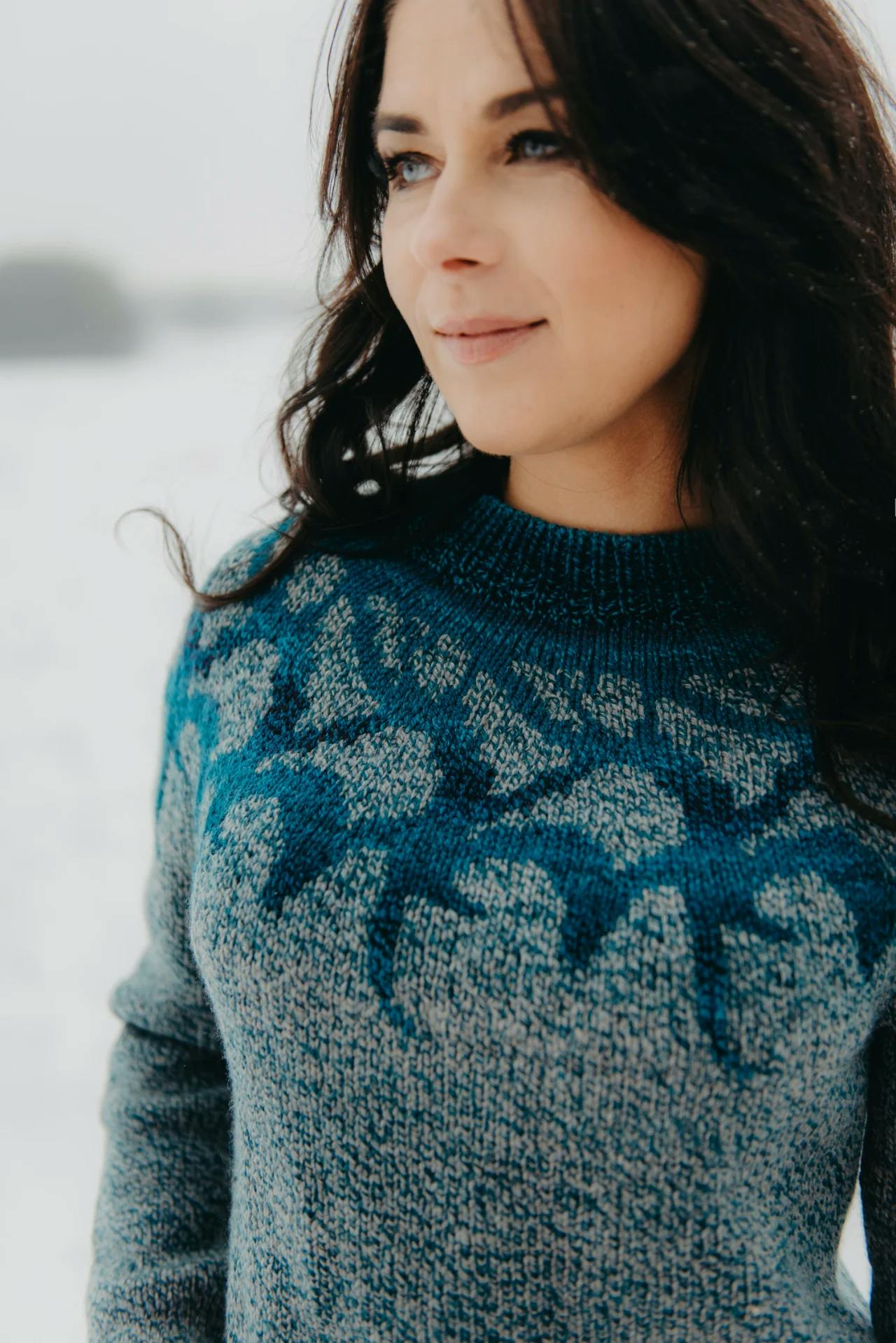 Melancholia sweater knitting pattern by Zaneteknits