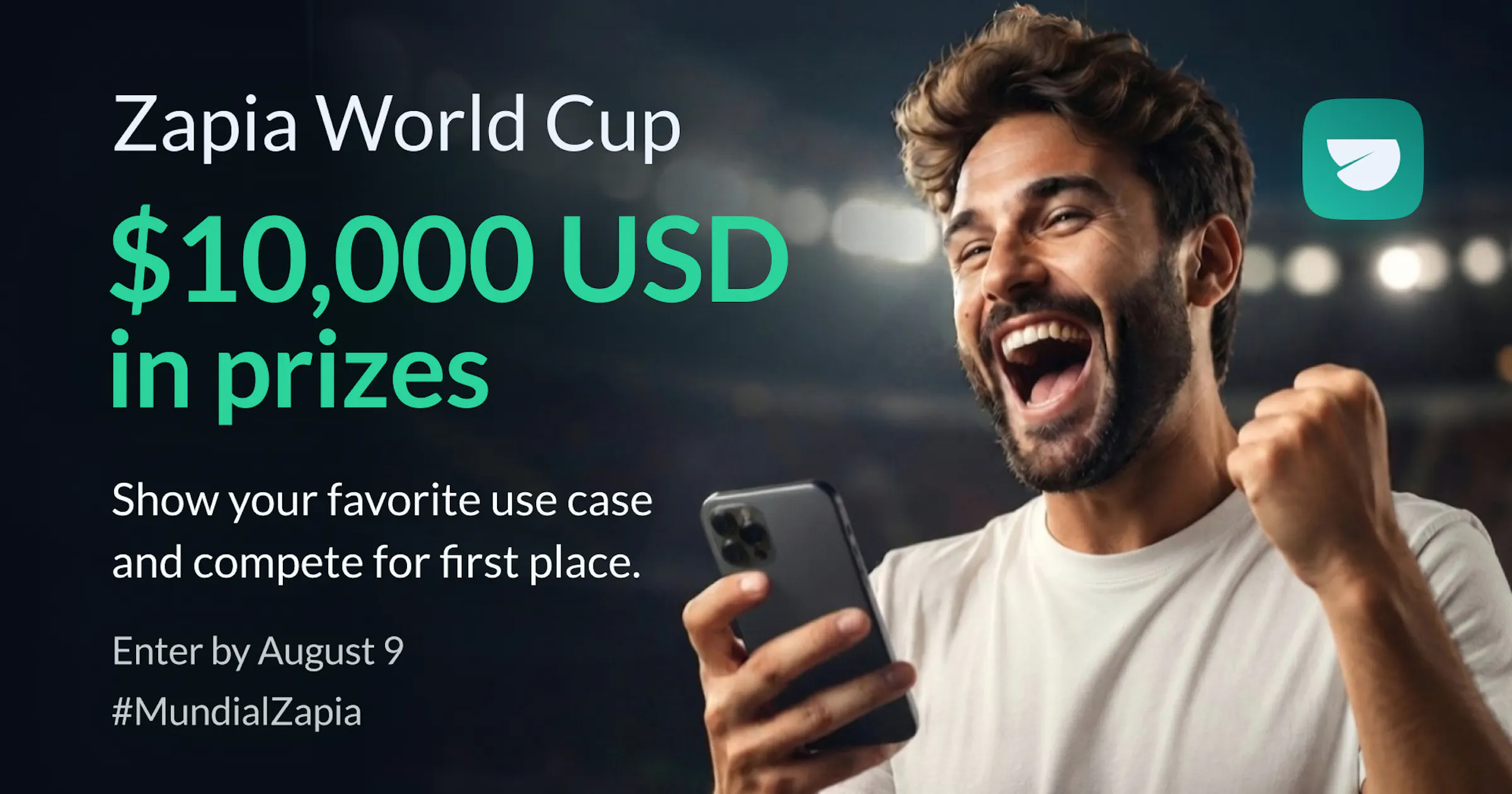 Preview Mundial Zapia: show your best use case and compete for up to USD $10,000 in prizes image