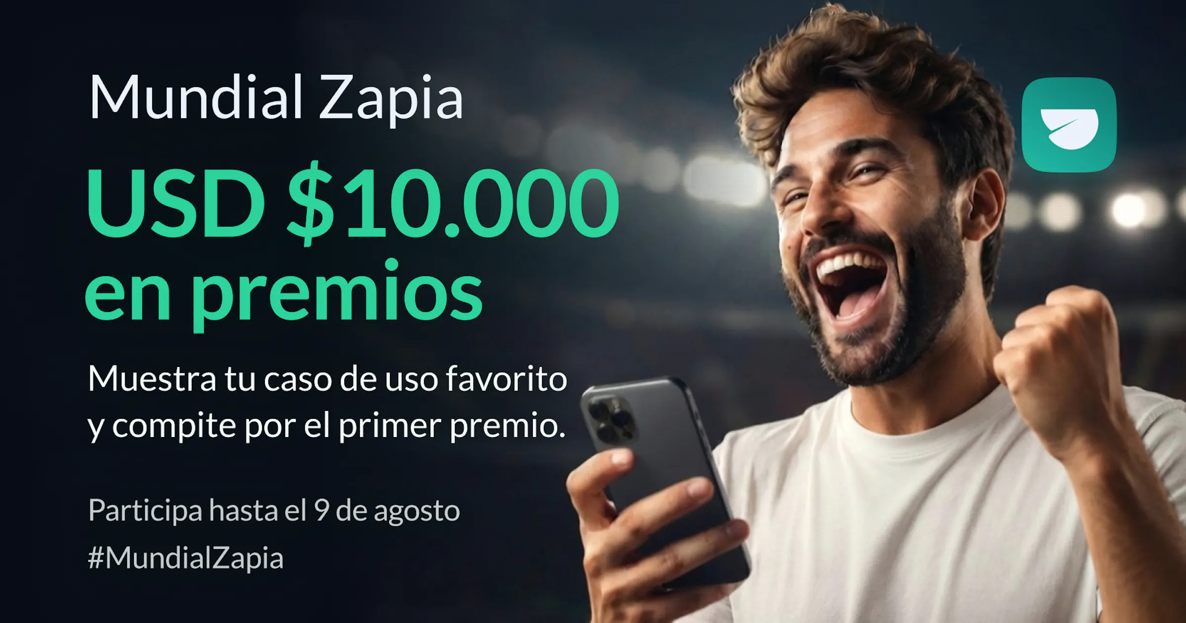 Preview Mundial Zapia: muestra tu mejor caso de uso y compite por hasta USD $10.000 en premios image