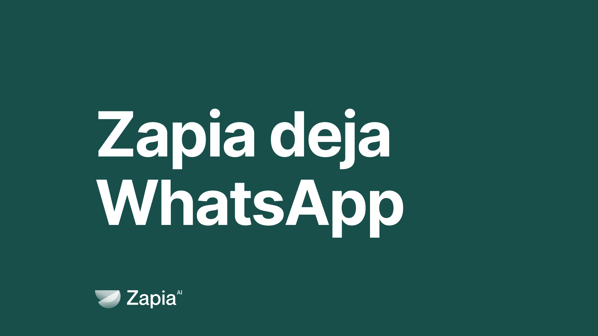 Preview Zapia deja WhatsApp: la verdad detrás del cambio y qué significa para vos image