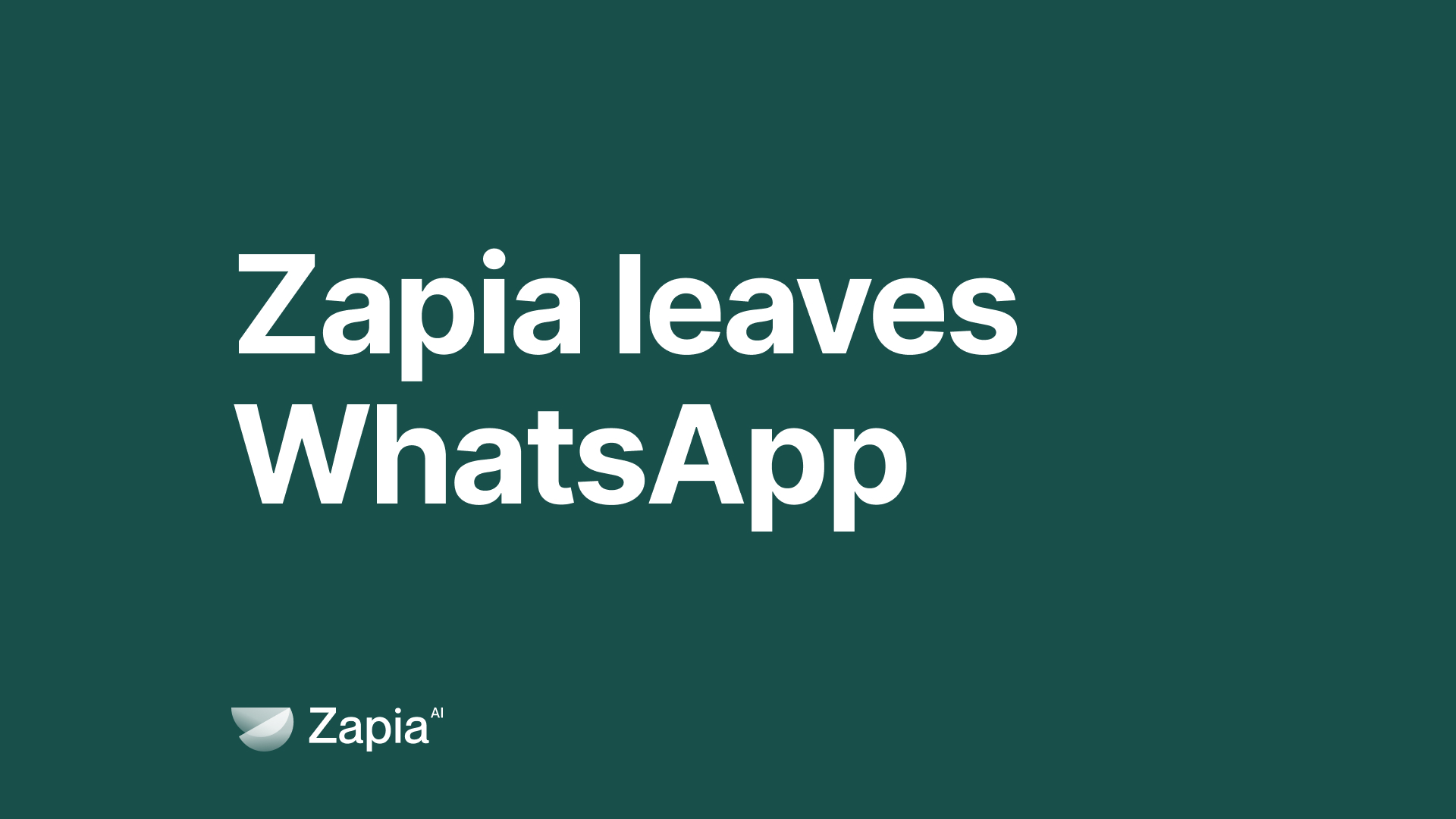 Preview Why Zapia Is Leaving WhatsApp and What It Means for You image