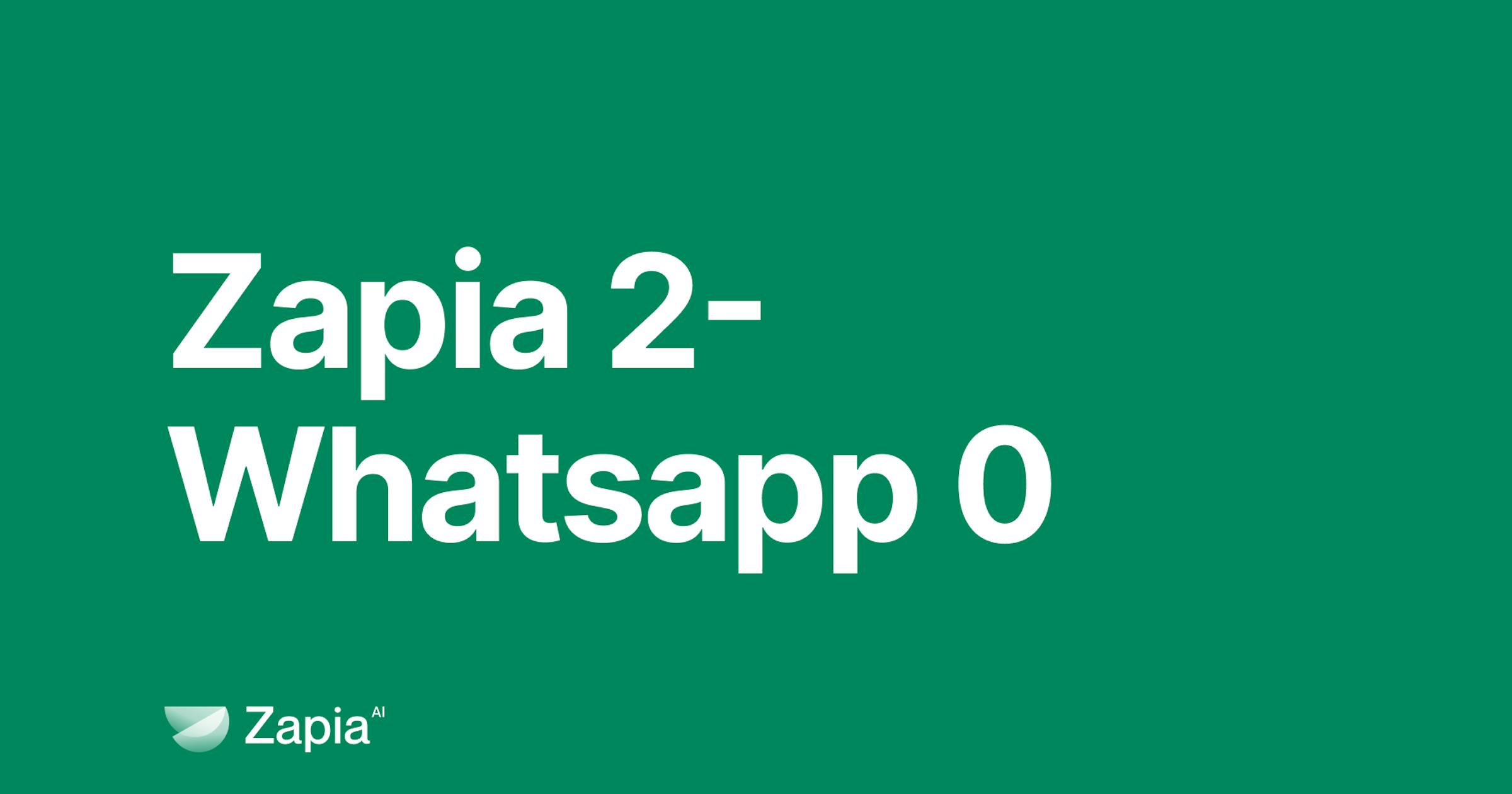 Preview Zapia stops operating on WhatsApp but keeps standing for innovation and user choice image