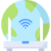 Ilustração - roteador de internet