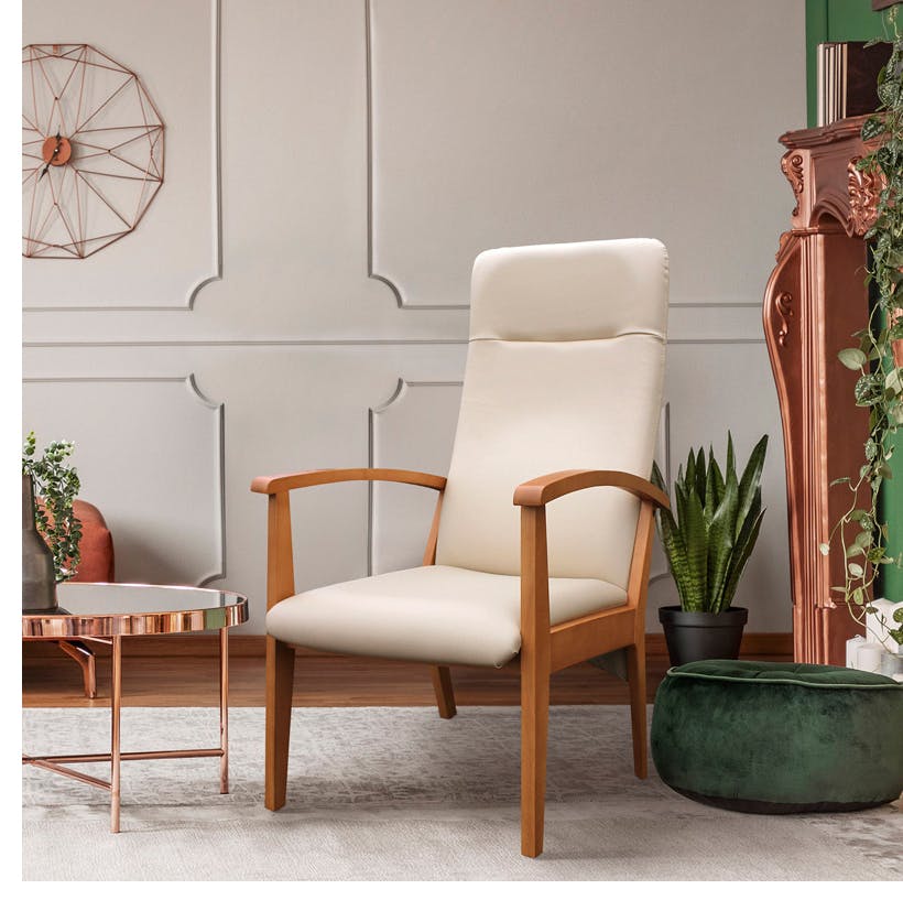 Fauteuil en bois Zelder