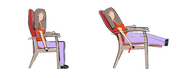 Fauteuil relax manuel