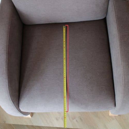 Fauteuil peu profond