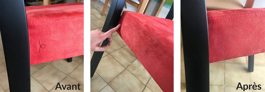 Enlever du stylo sur de la peau de peche