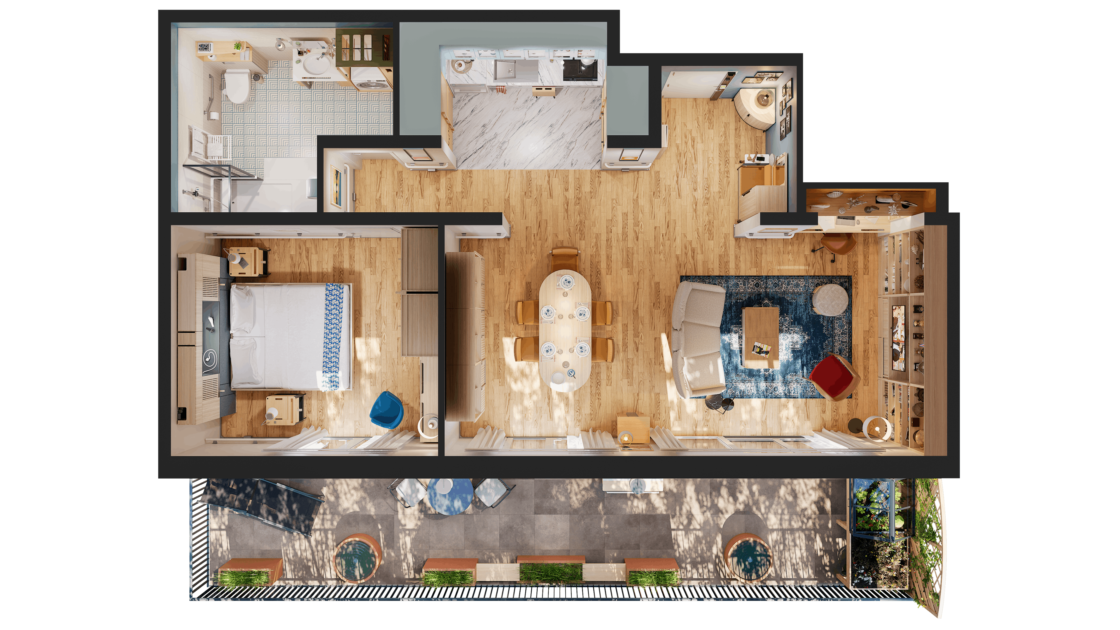 Appartement adapté completement