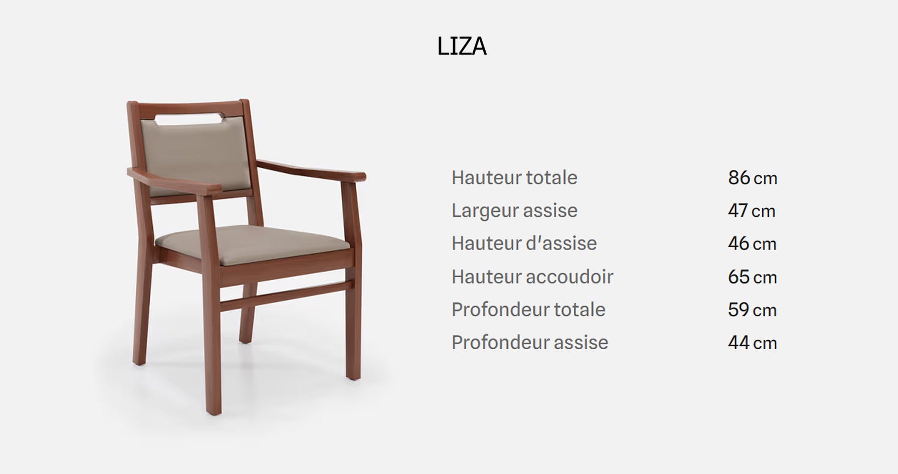Chaise senior