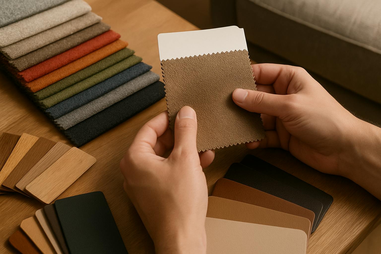 Fauteuil tissu personnalisable