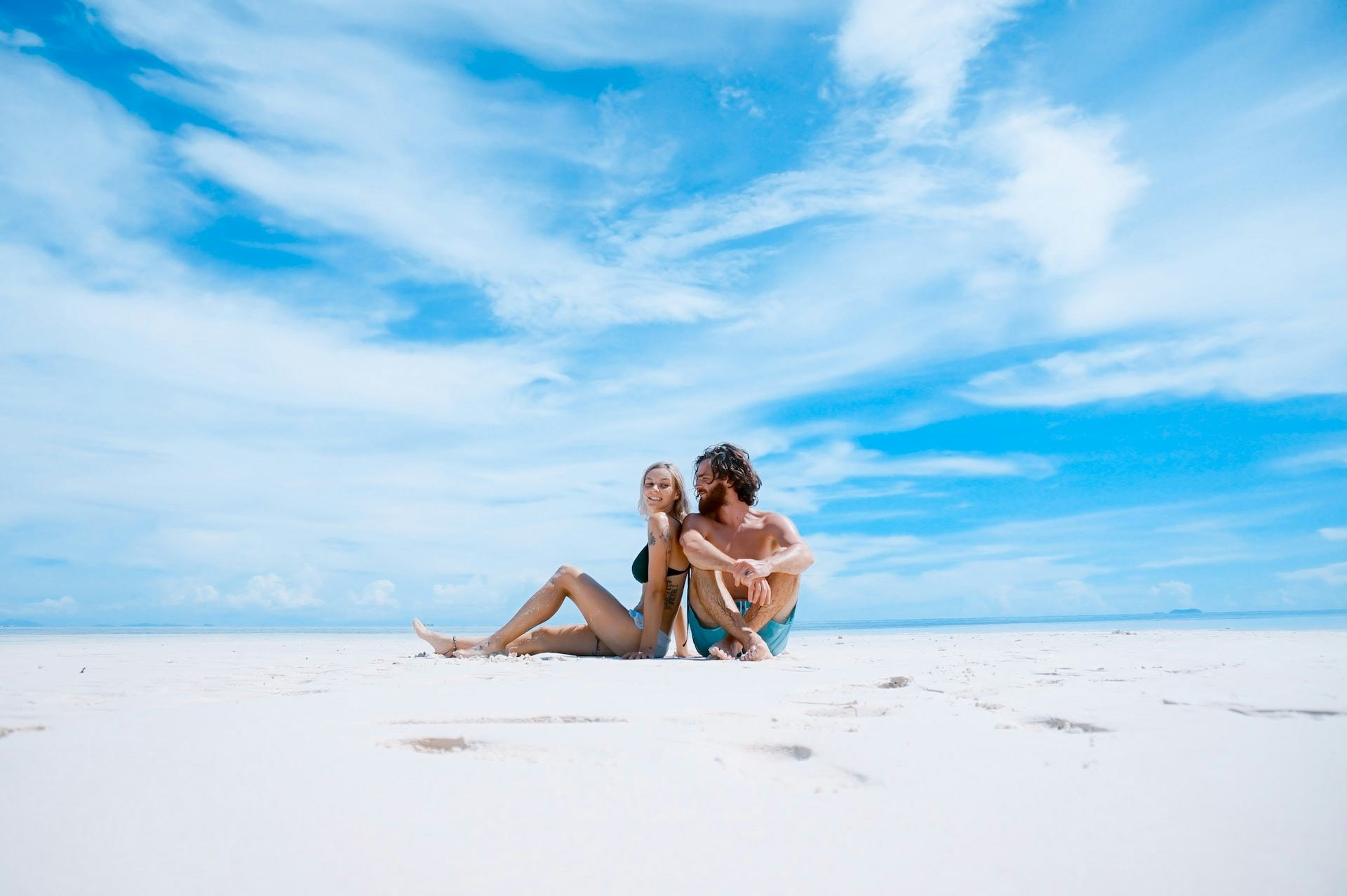 couple on a beach